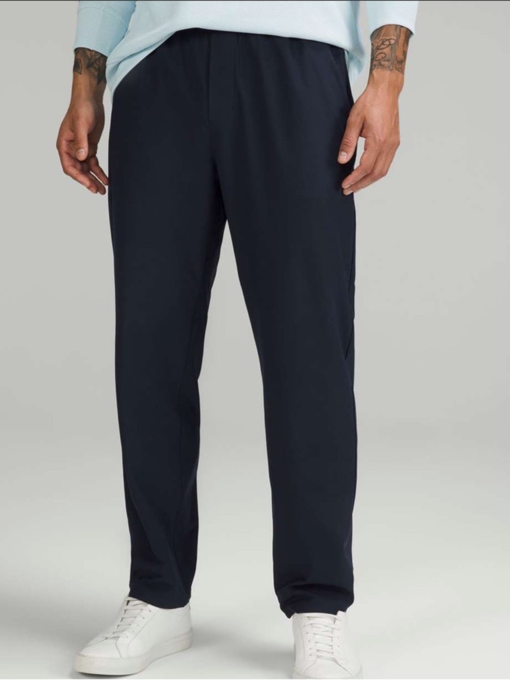 Lululemon ABC Pull-On Pant in True Navy Men’s Large Everyday Performance *Flaw*